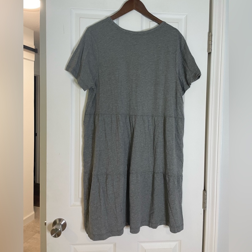 Koolaburra by UGG Cotton Rayon Tee Tier Dress - Large - Picture 3 of 5